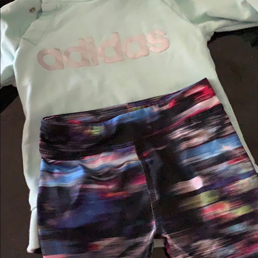 Adidas jacket and leggings